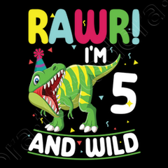 Camiseta para niños de 12 años de edad, dinosaurios de cumpleaños 12 años