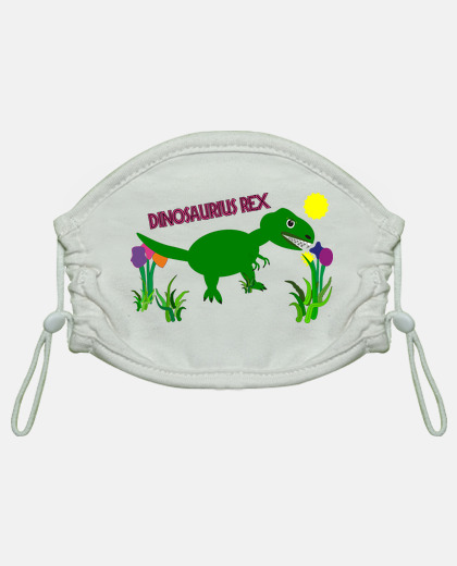 Mascarilla de Dinosaurius Rex para niños