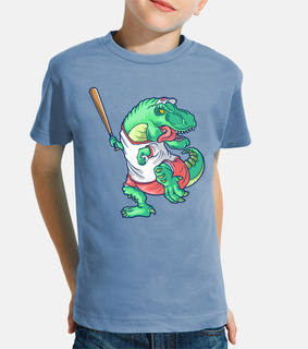 Dinosauro T-Rex Giocatore di Baseball