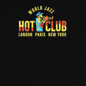 colorful jazz club design T-shirts
