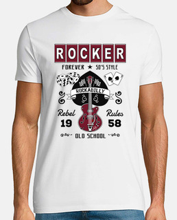 Diseño Música Rockabilly Rocker 1958
