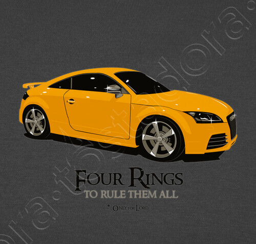 Audi, Lord of the rings ://www.tostadora.fr/bibine/four_rings_only_for_lord/2094785