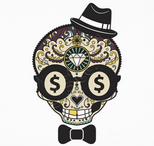 Retro T Shirt Sugar Skull Money Dollars Tostadoracom - roblox im animatowner short sleeved women t shirt
