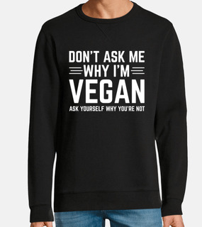 divertente camicia vegana im vegan
