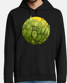 divertente personaggio cactus carino su