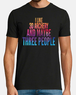 divertida camiseta de tiro con arco 3d