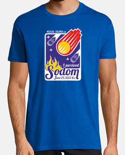 Divertida: I Survided Sodom. Blanco.