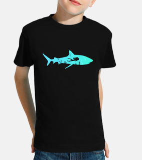 Diving Shark Dive Underwater Diver Gift