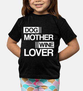Dog Mother Wine Lover Cute Mom Drinking