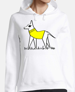 dog yellow dress