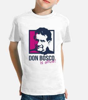 don bosco è vivo - ragazzo, manica corta, bianco