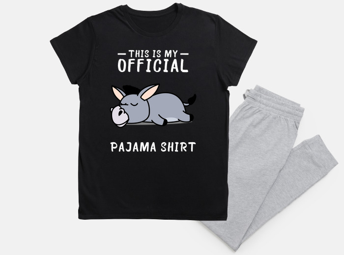 Donkey sleep shirt pajamas pyjama tostadora