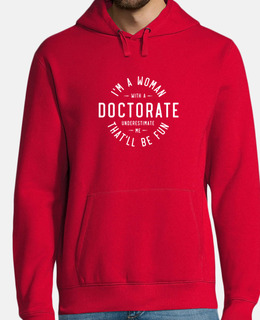 donna con un laureato divertente dottor