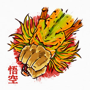 Tee-shirts poing de dragon ryu-ken poing de dragon