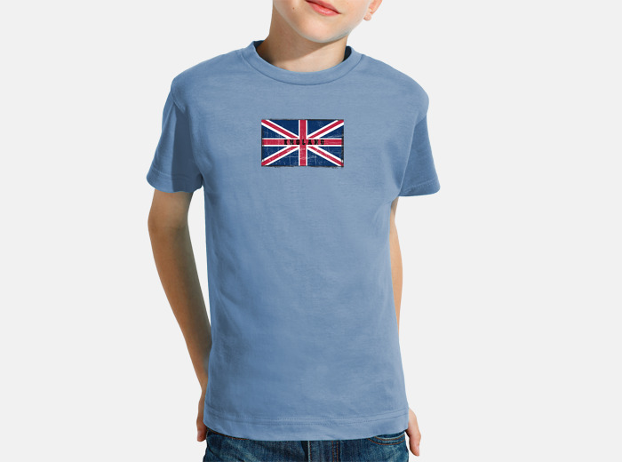 Tee shirt enfant drapeau anglais tostadora