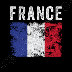 Tee-shirt drapeau france drapeau français