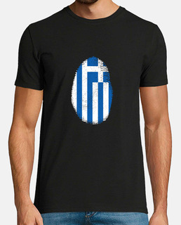 drapeau grec d39empreintes digitales