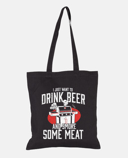 Drink Beer Smoke Meat Funny BBQ