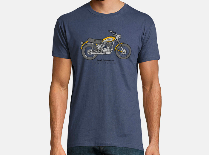 T shirt ducati scrambler 350 grande tostadora