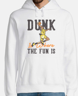 dunk è dove il divertimento è il basket