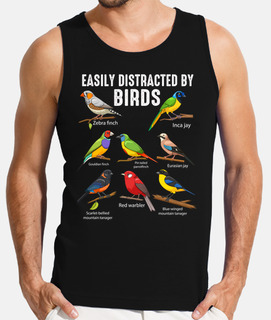 Easily Distracted By Birds Bird Lover