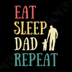 Eat Sleep Dad Humor Dad Father Son Apron | Tostadora