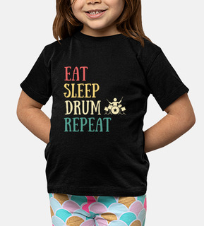 eat sleep drum humor drums man