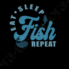 Eat Sleep Ice fishing Repeat