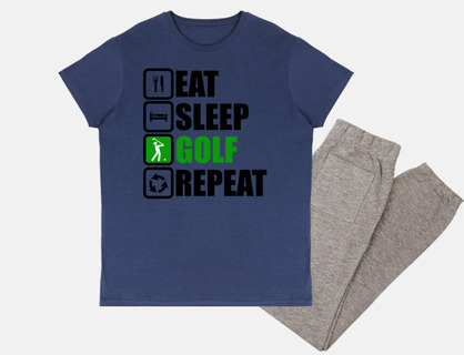 eat sleep golf repeat