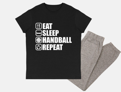 eat sleep handball handball player