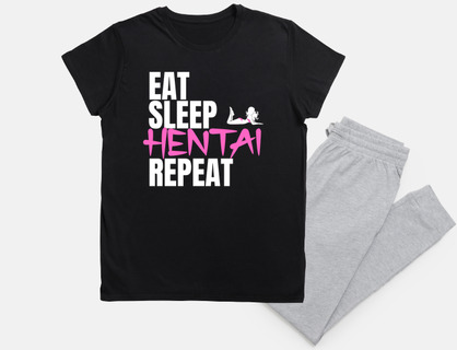 eat sleep hentai repeat - otaku manga