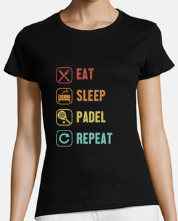 Eat Sleep Padel Repeat Beach Paddleball