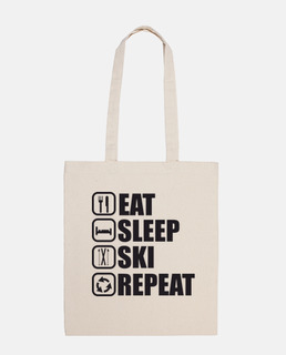 eat sleep ski repeat