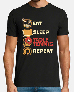 Eat Sleep Table Tennis Repeat Balls