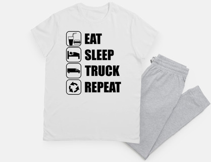 eat sleep truck repeat truck truck