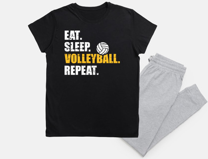 eat sleep volleyball repeat