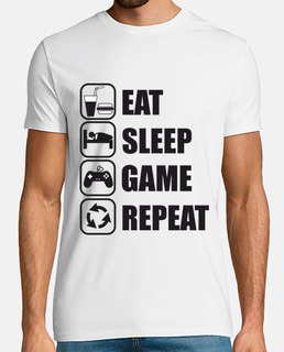 Eat,sleep,game,repeat Gamer geek
