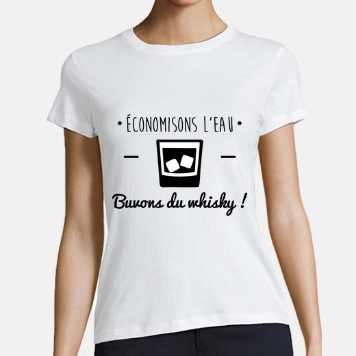 Gratuit Images Tee Shirt Economisons L Eau Buvons Du Whisky Humour Alcool actualisé par