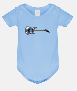 efedefunko © ArmTheHomeless Guitar , Tom Morello R.A.T.M. - Body bebé, azul cielo