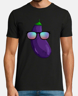 Eggplant With Sunglasses