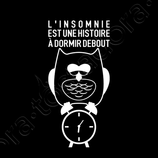 Tableau L Insomnie Est Une Histoire A Dormir De Tostadora Fr