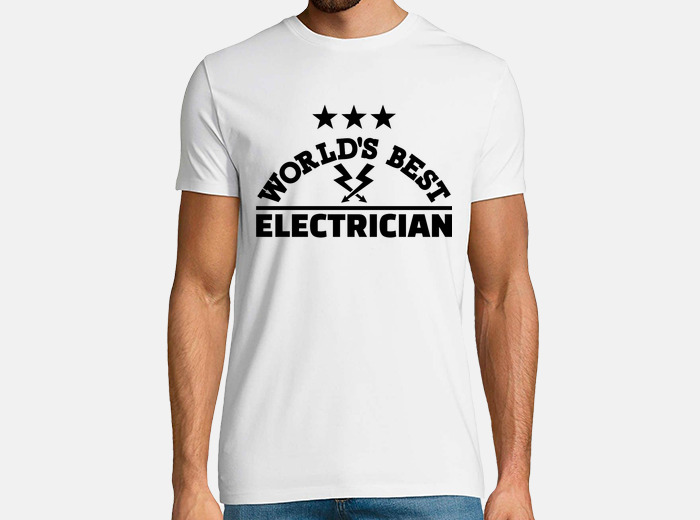 Camiseta El Mejor Electricista Del Mundo Latostadora