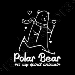 Camiseta sin mangas para hombre y niño, oso polar, para el día del padre,  padre de osos polares, Negro 