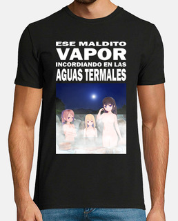 El vapor de las aguas termales
