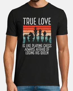el verdadero amor es el ajedrez retro