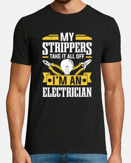 électrique ma strip-teaseuse enlève tout électricien