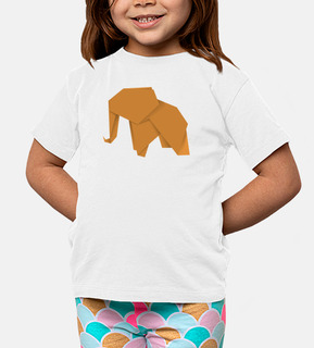 elefante arancione. applicalo su diversi colori di t-shirt per bambini