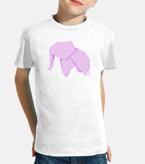 elefante rosa. applicalo su diversi colori di t-shirt per bambini