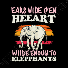 Elephant Ears Wide Open Heart Elephant