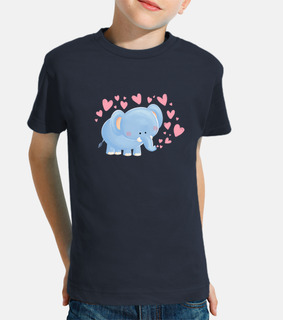 elephant with hearts